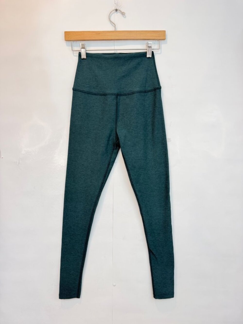 Beyond Yoga Women's Space Dye Full Length Leggings Size Small High Rise Green